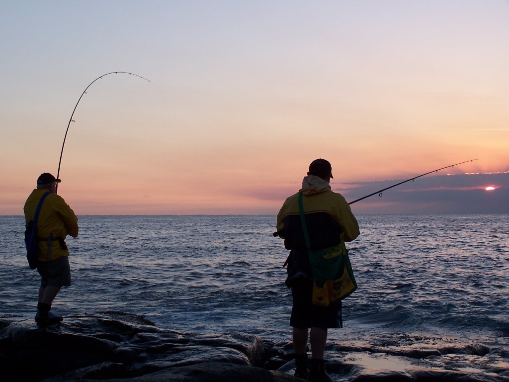 The small wash at the feet of the author held bream and trevally © Gary Brown